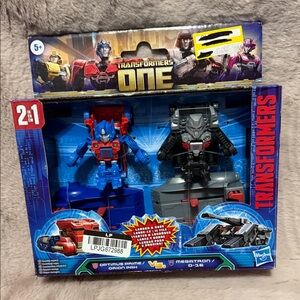 2-in-1 Optimus Prime & Megatron Playset - Blue & Gray